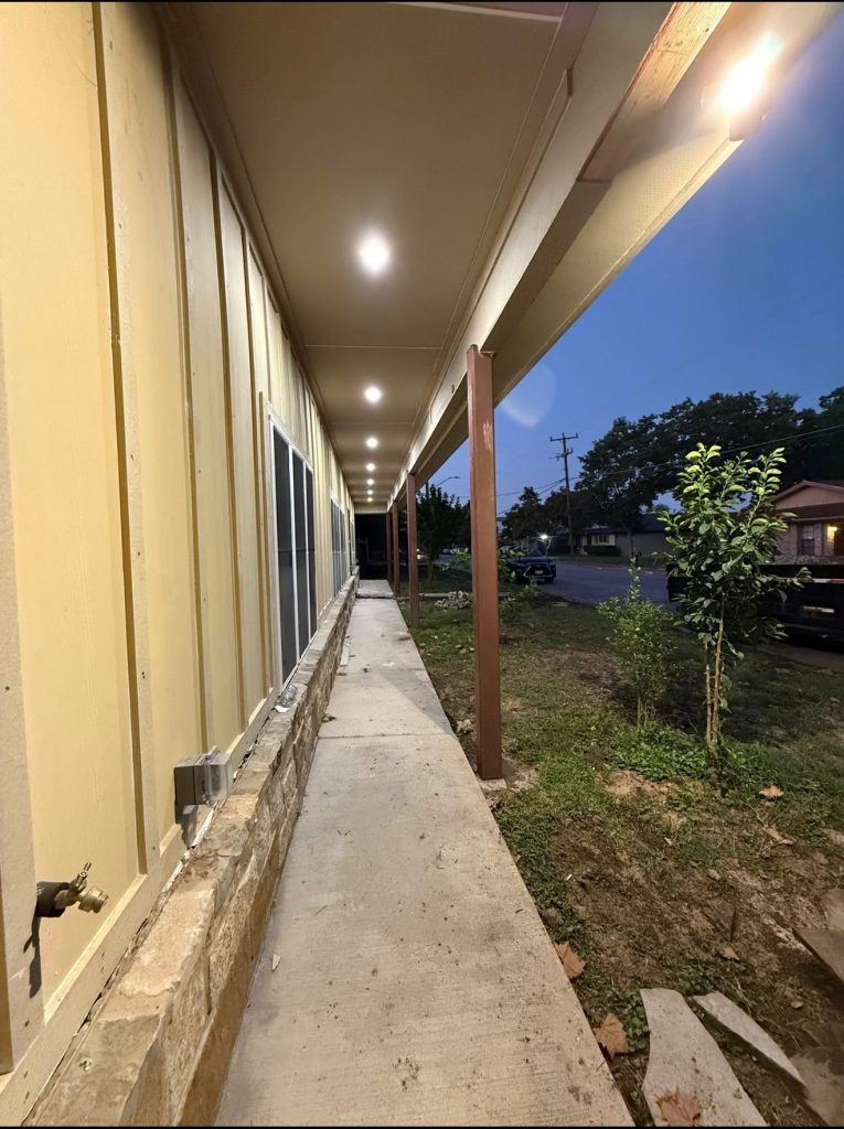 New Exterior Lighting